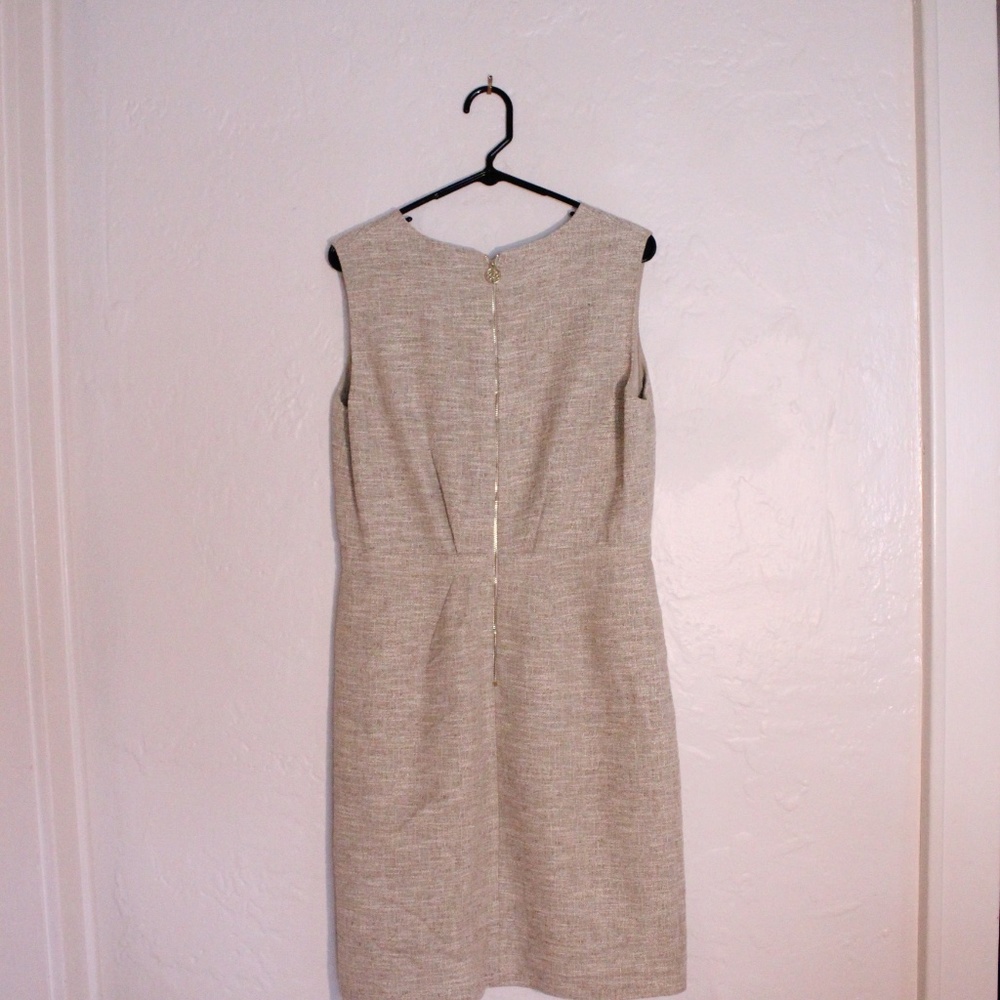 Antonio Melani light brown gold cocktail dress - Picture 4 of 6